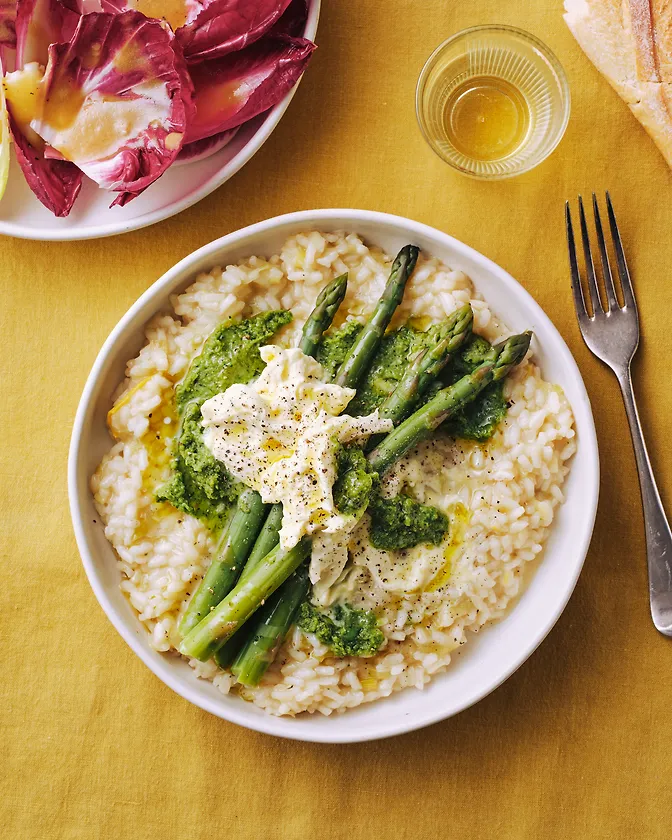 Asparagus and lemon risotto.psd